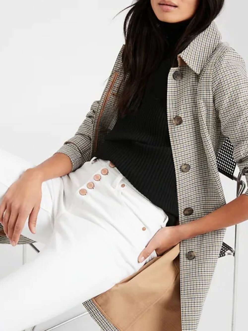 High-Rise Slim Button-Fly Jean